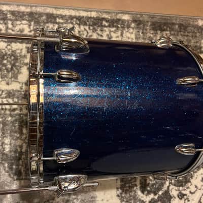 Slingerland 16” Floor Tom Mid-late ‘60’s - Blue Sparkle image 4