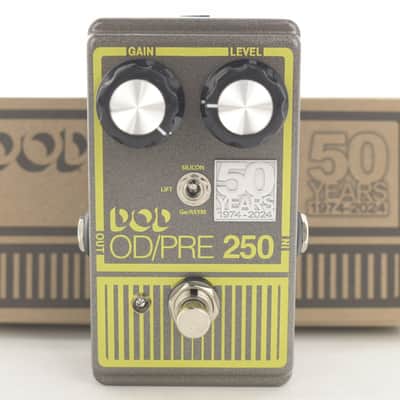 DOD 50th Anniversary Overdrive Preamp 250 2024 - Grey / Yellow image 1