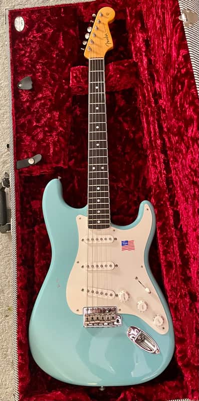Fender Eric Johnson Stratocaster with Rosewood Fretboard 2009 - 2021 - Tropical Turquoise image 1