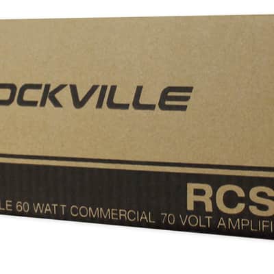 Rockville RCS80-1 60 Watt 70v Commercial/ Restaurant Amplifier/Bluetooth Receiver image 8