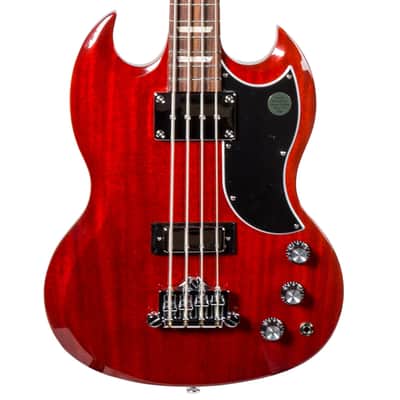 Gibson SG Standard Bass Guitar, Heritage Cherry image 1