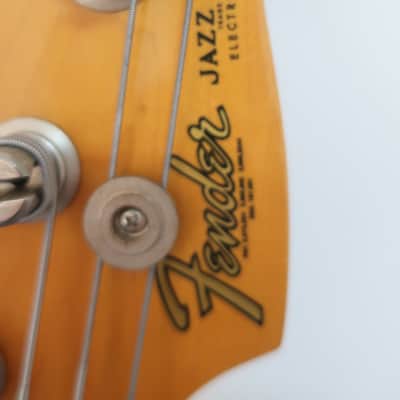 2010 Fender MIM J Jazz Bass Guitar Sunburst Full Scale Clean Paint Solid Workhorse With Soft Case image 9