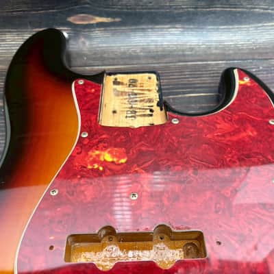 1993-94 Fender Japan JB62-70 Jazz Bass Alder Body 3TS Sunburst Made in Japan image 6
