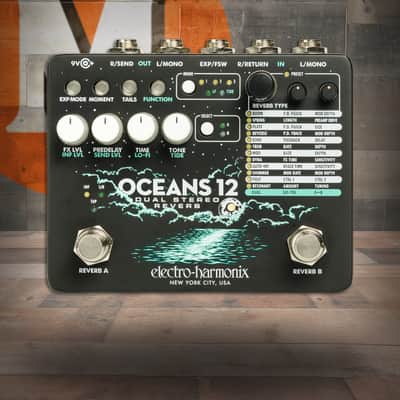 Electro-Harmonix Oceans 12 Dual Stereo Reverb (OCEANS12) image 1