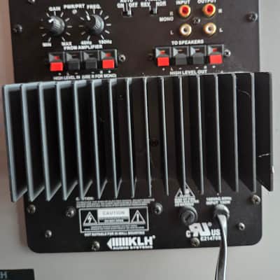 KLH Amplified Subwoofer/satellite system 2000's ?? - Grey image 11