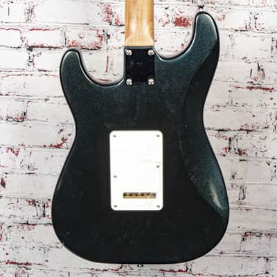 Latitude - S Style Electric Guitar, Dark Green Metallic - x7168 - USED image 8