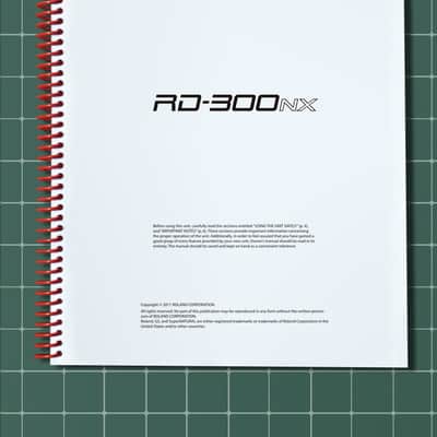 Roland RD-300NX — 3 in 1 Owners Manual Guide Instructions — 153 Pages — USA Made