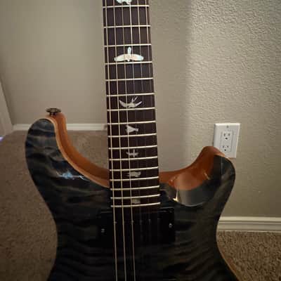 2020 PRS Semi-Hollow CU24 Wood Library 10 Top - Faded Whale Blue image 5