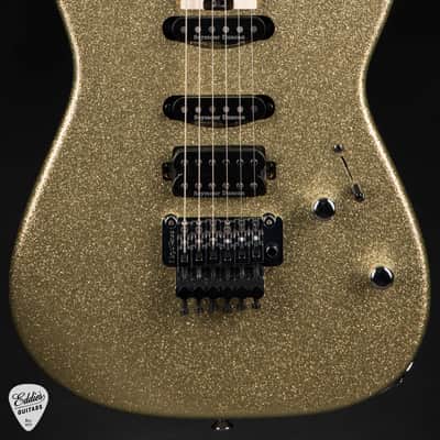 Charvel USA Custom Shop San Dimas HSS - Gold Sparkle image 2