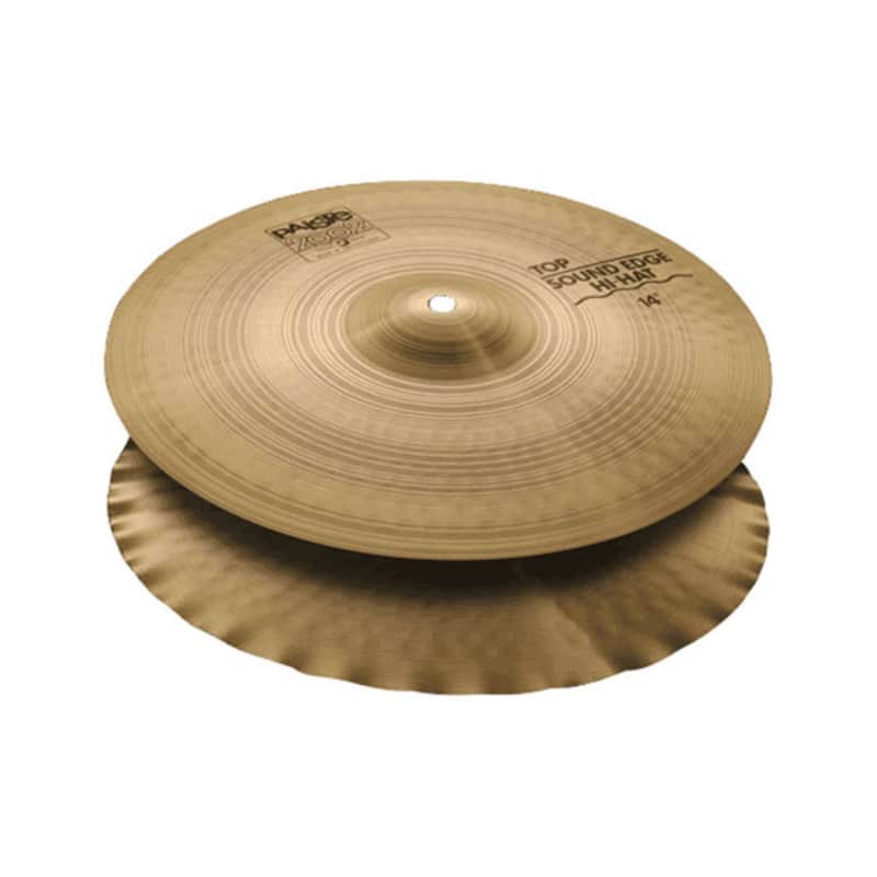 Paiste 14" 2002 Sound Edge Hi-hat Cymbals P002SHH14 image 1