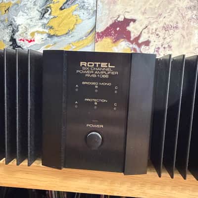 Rotel RMB-1066 Six Channel Home Theater Back Power Amplifier Bridged Mono image 2