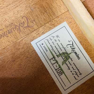 TAKAMINE PT-108 Acoustic-electric Made in Japan image 4
