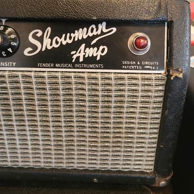 Fender Showman 2-Channel 85-Watt Guitar Amp Head 1965- Black Panel image 2