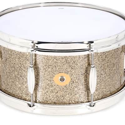Slingerland Radio King Artist Snare Drum - 6.5 inches x 14 inches  Gold Glass image 3