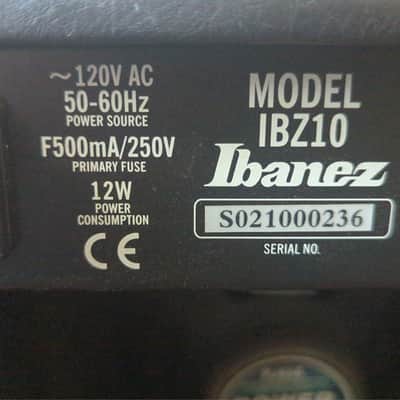 Ibanez IBZ10G Guitar Amp 2010s - Black 10 Watt Solid State Practice Amp image 2
