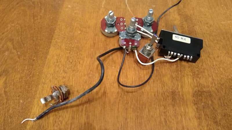 1986 Japan Kramer Focus 3000 ESP ERA Guitar Factory Wiring Harness Electronics image 1