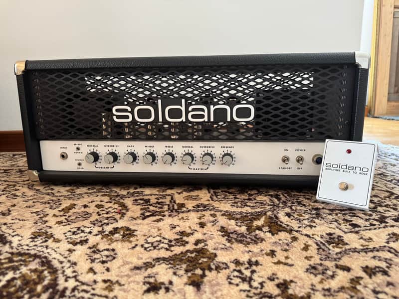 Soldano SLO 100 Head (NO B.A.D.) 2007 - Black image 1