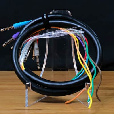 Hosa CSS802 5ft of 8 channel 1/4" TRS - Bare Patch Snake image 2
