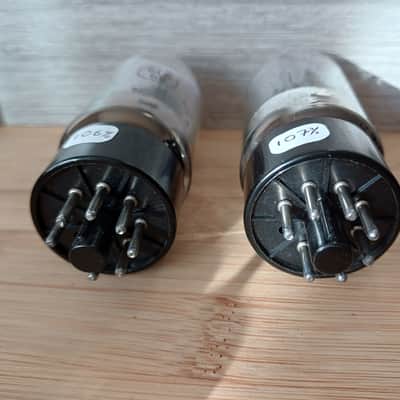 Rare RCA 6L6GB 6L6 GB matched pair, DOUBLE RECTANGULAR GETTER, big glass, 5881 sub super strong USA made Holy grail ! image 13