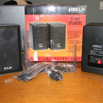 KLH Model 970A Indoor/Outdoor Speakers Black image 1