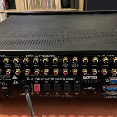McIntosh C35 preamplifier Black, Silver image 2