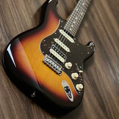 Tokai AST-95SH YS/R Goldstar Sound HSS Japan in Yellow Sunburst Tortoise with Hardshell Case image 3
