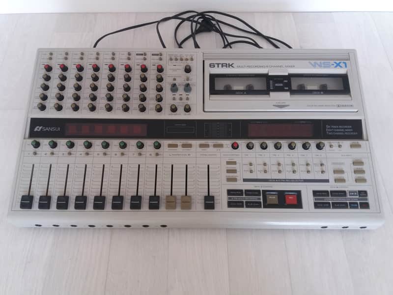 Sansui WS-X1 6 Track Cassette Recorder 8 Channel Mixer image 1