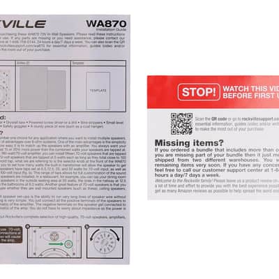 2 Rockville WA870 8" 70V Commercial/Restaurant In-Wall Speakers 50W/25W/12W/6W image 12