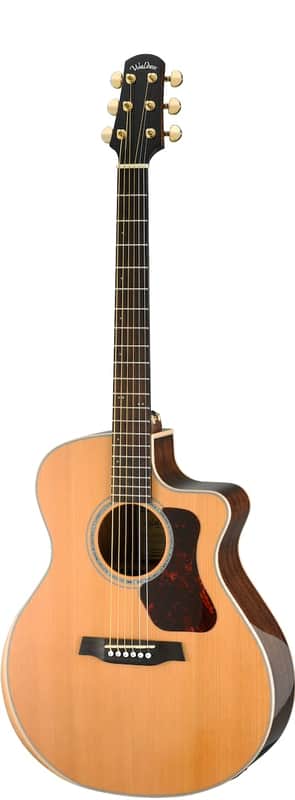Walden G633RCE-G Natura Solid Cedar Top/Ovangkol Maple Armrest Grand Auditorium Acoustic Cutaway-Electric Gloss Natural w/Gigbag image 1