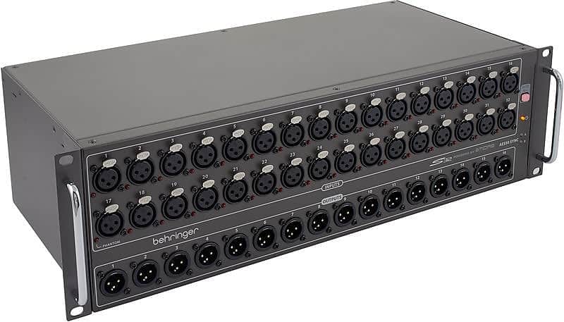 Behringer S32 Digital Snake IO Box 32 Preamps 16 Outputs image 1