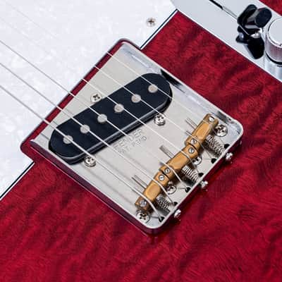 2024 Fender Hybrid II Telecaster FSR Quilt Top Red Beryl, Near-Mint w/ Tags, Japan MIJ image 8