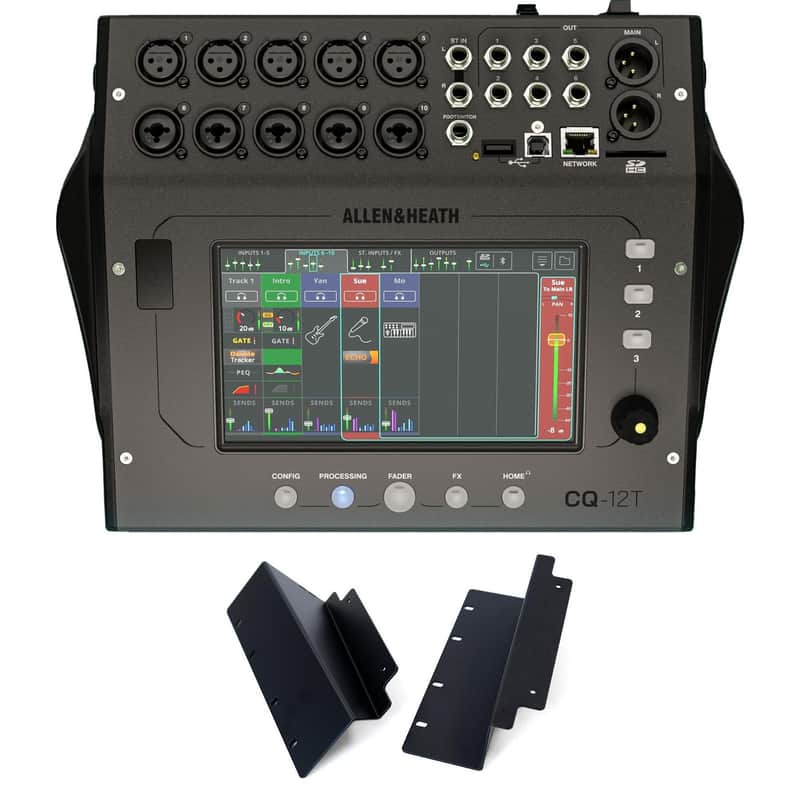Allen & Heath CQ-12T 10-channel Digital Mixer with Rackmount Kit image 1