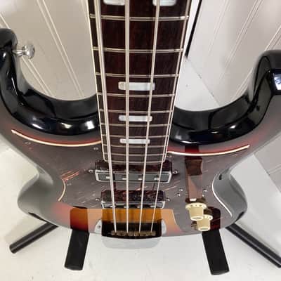 Vintage Cameo Teisco Deluxe Bass Guitar Sunburst image 6