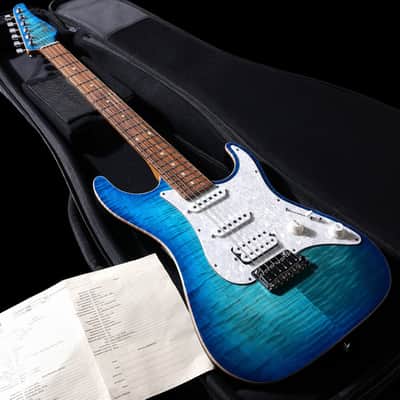Suhr JE Line Standard Plus MH Bahama Blue Burst Roasted Maple Neck [83898] (06/15) image 5