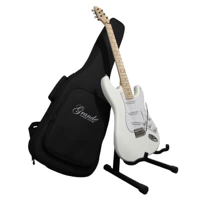 Grande Custom Guitars Grande Custom Guitar: Signed and Setup by Eddie Van Halen's luthier Paul 'Unk' Unkert 2024 - Satin White image 8