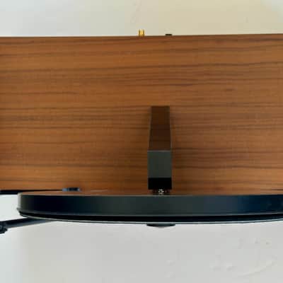 Gramavox Floating Vertical Turntable with Built in Speakers and Line Out - Walnut image 8