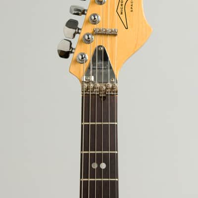 Micro-Frets  Spacetone Semi-Hollow Body Electric Guitar (1970), ser. #2207, original black tolex hard shell case. image 5