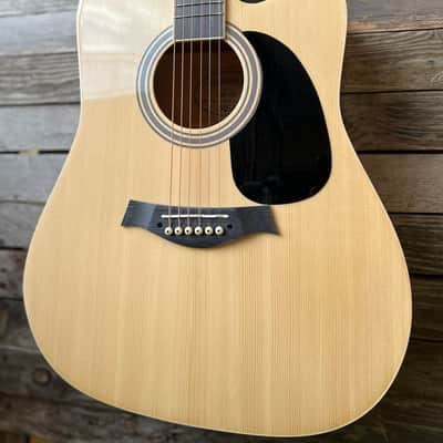 Kit Acoustic guitar chitarra acustica + jack cable + amplifier image 2