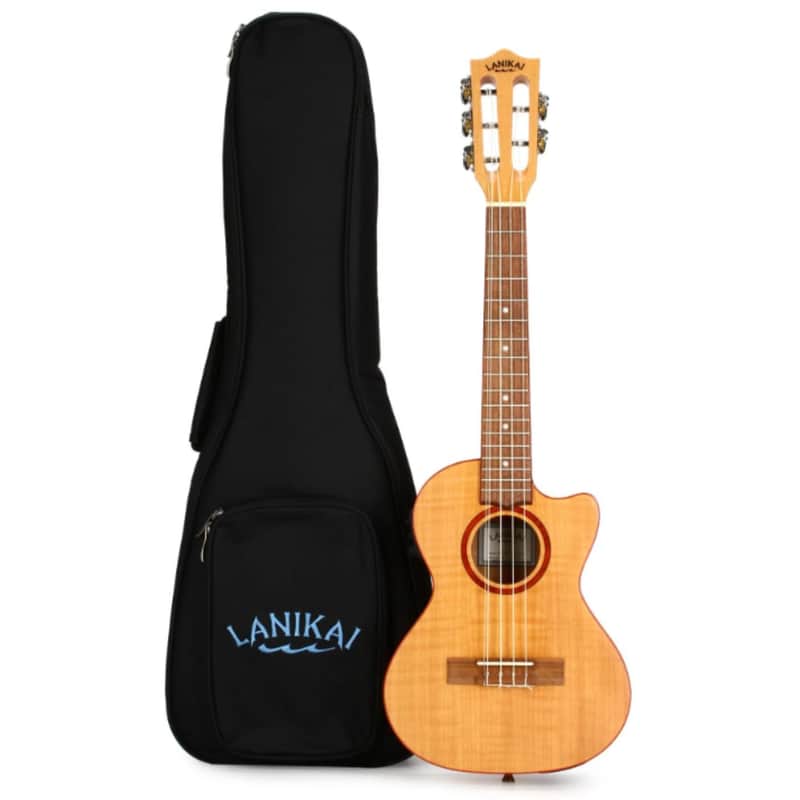 Lanikai, 5-String Ukulele, Natural (FM-5CET) image 1