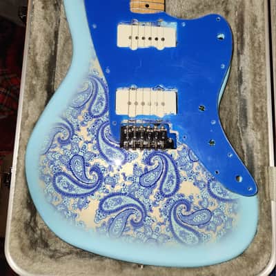 Jazzmaster Handcrafted Blue Paisley with Classic Fender Pickups Jazzmaster 2025 - High Gloss image 15