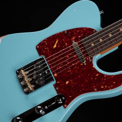 2024 - Suhr Eddie's Guitars Exclusive Roasted Classic T Antique - Daphne Blue #78332 image 17