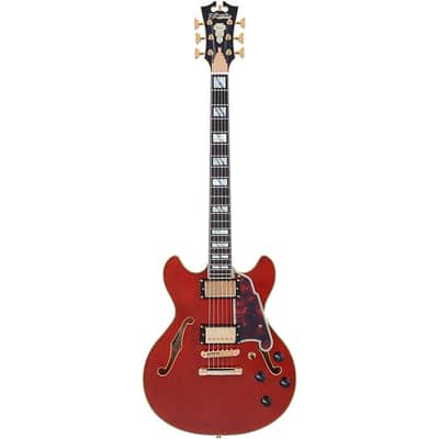 D'Angelico Excel Mini DC Semi-Hollow Electric Guitar Regular Viola image 3