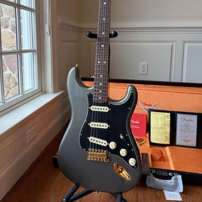 2026 Fender Custom Shop '65 Stratocaster Dual Mag B3 Limited Edition Journeyman - Charcoal Frost Metallic image 3