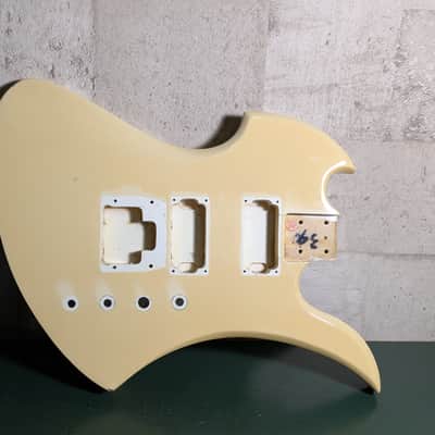 B.C. Rich NJ Mockingbird Body 80, 90's White MIJ Made in Japan image 11