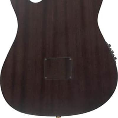 Ibanez FRH20QMN Thinline Acoustic-Electric Classical Guitar, Quilted Maple Top, Cosmic Blue Sunburst image 3