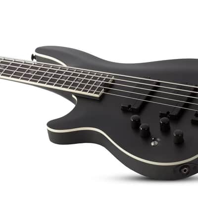 Schecter SLS Evil Twin-5 LH - Satin Black (1397) image 3