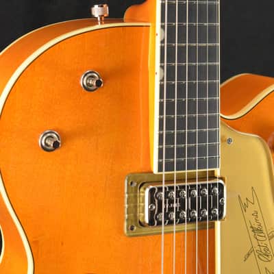 Mint Gretsch G6120T-59 Vintage Select Edition '59 Chet Atkins Vintage Orange Stain Lacquer image 5