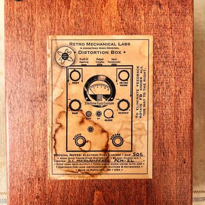 Retro Mechanical Labs Custom Electron Fuzz -Distortion Box-Lightly Used w/SKB Case image 11