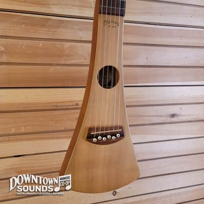 Martin Backpacker Travel Acoustic Guitar with Martin Gig Bag - Natural, 2lbs 7oz, Upgraded Tuners image 1