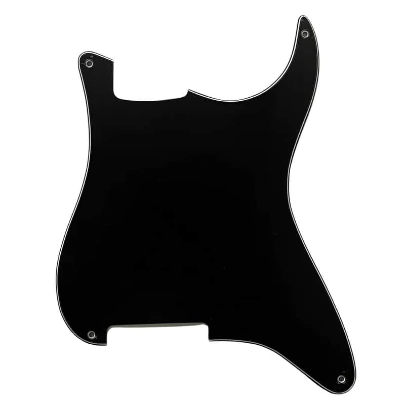 Pickguard Outline for Stratocaster-Black 3 Ply image 1